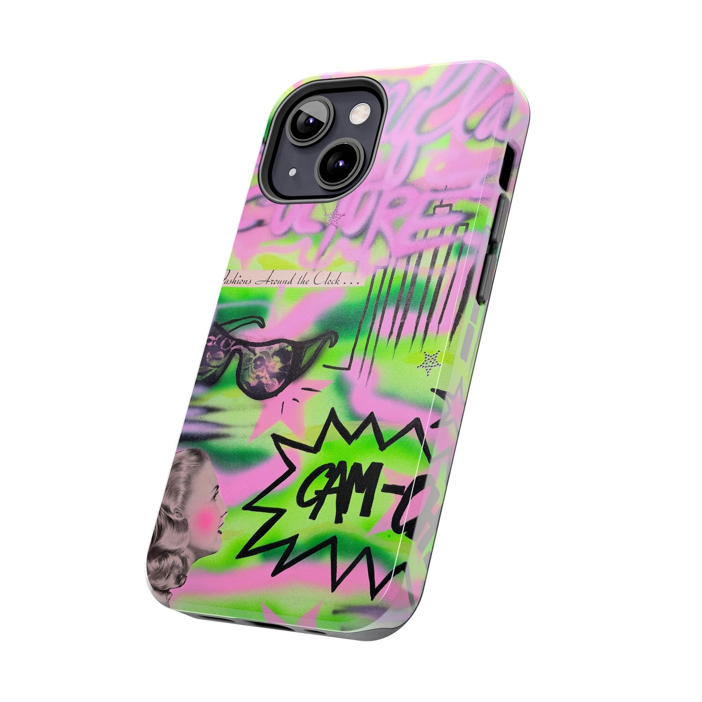 "green camo" airbrush iPhone case