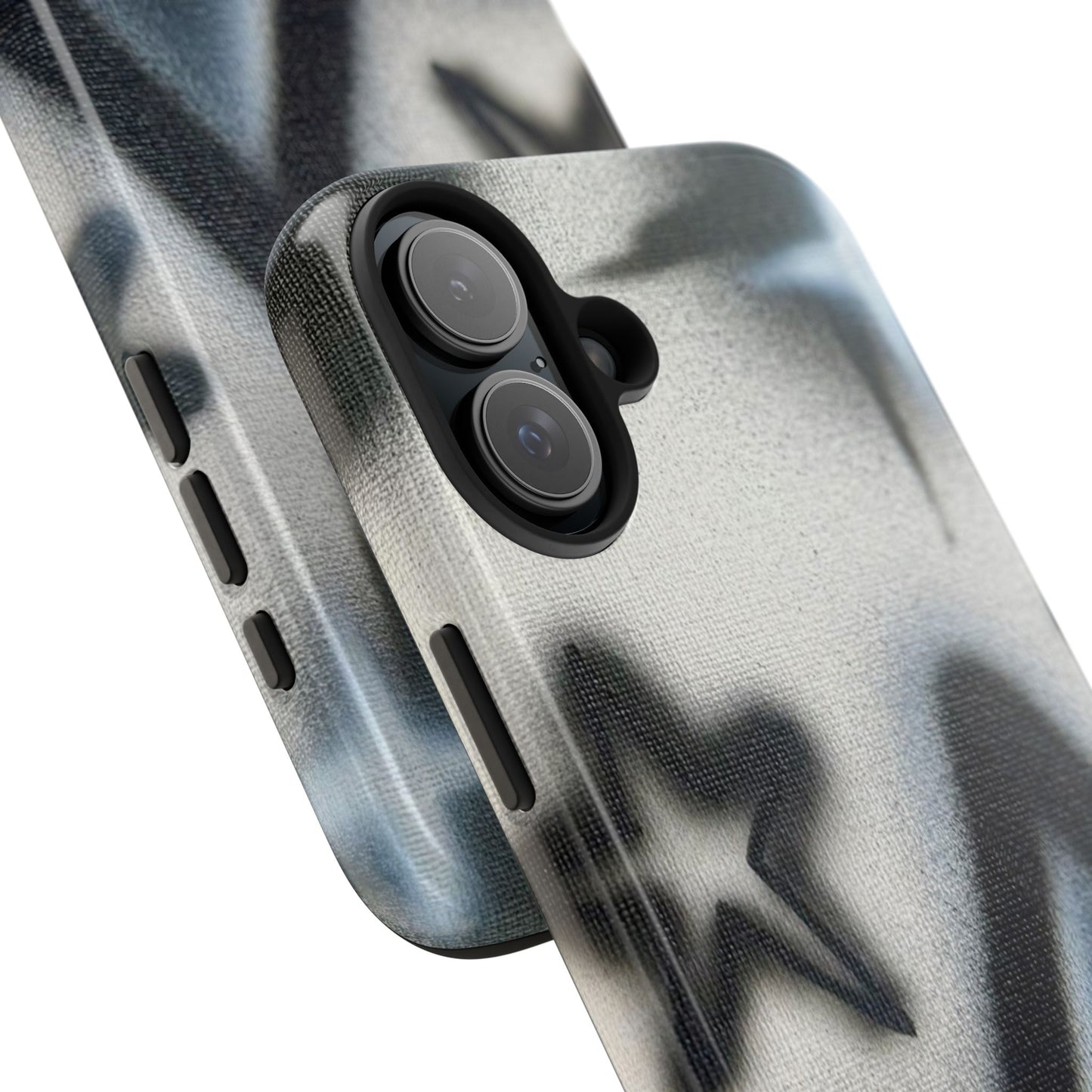 "black & white stars" airbrush iPhone case