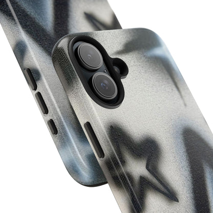 "black & white stars" airbrush iPhone case
