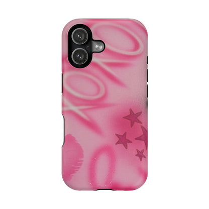 MagSafe "perfectly pink" airbrush iPhone case