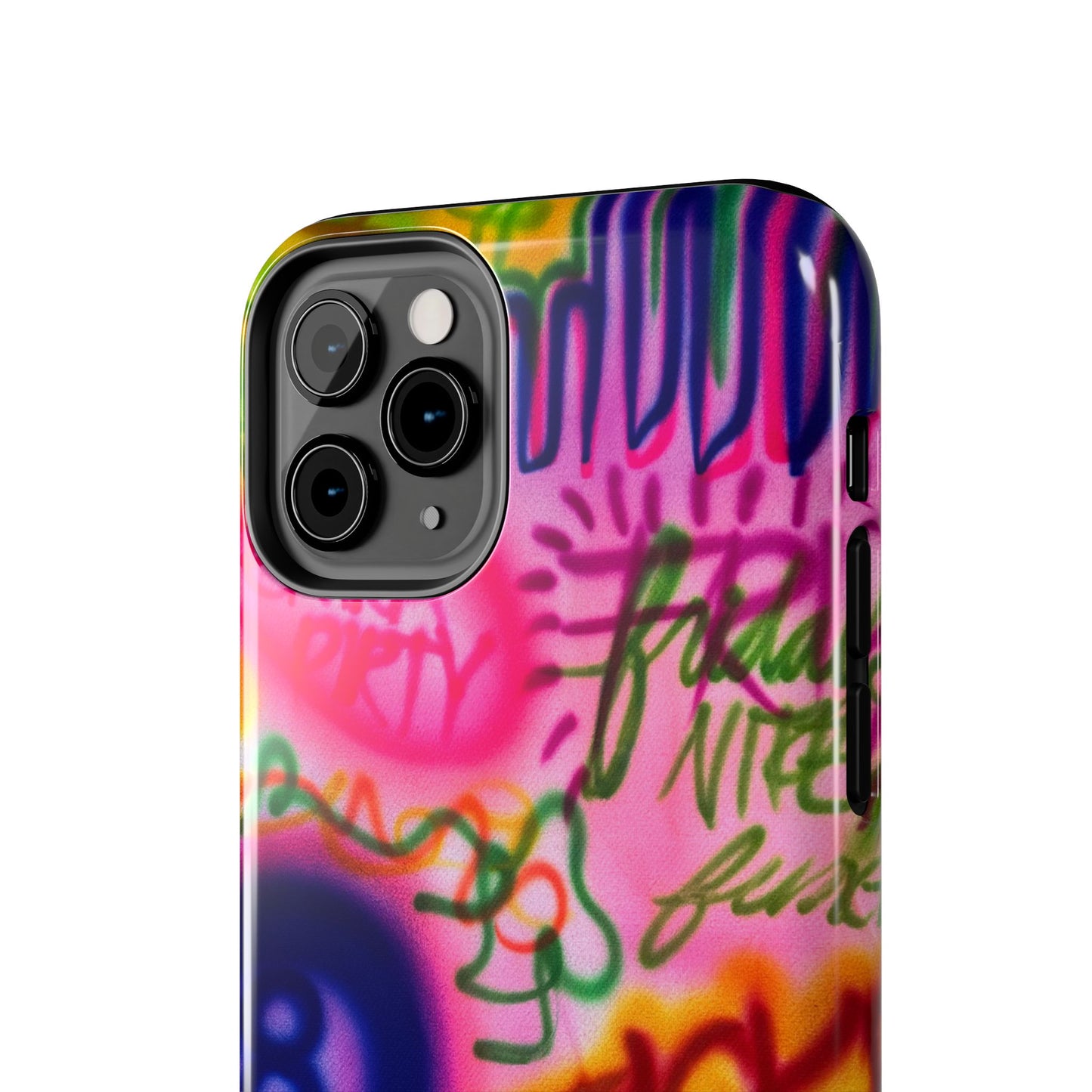 "colorful chaos" airbrush iPhone case