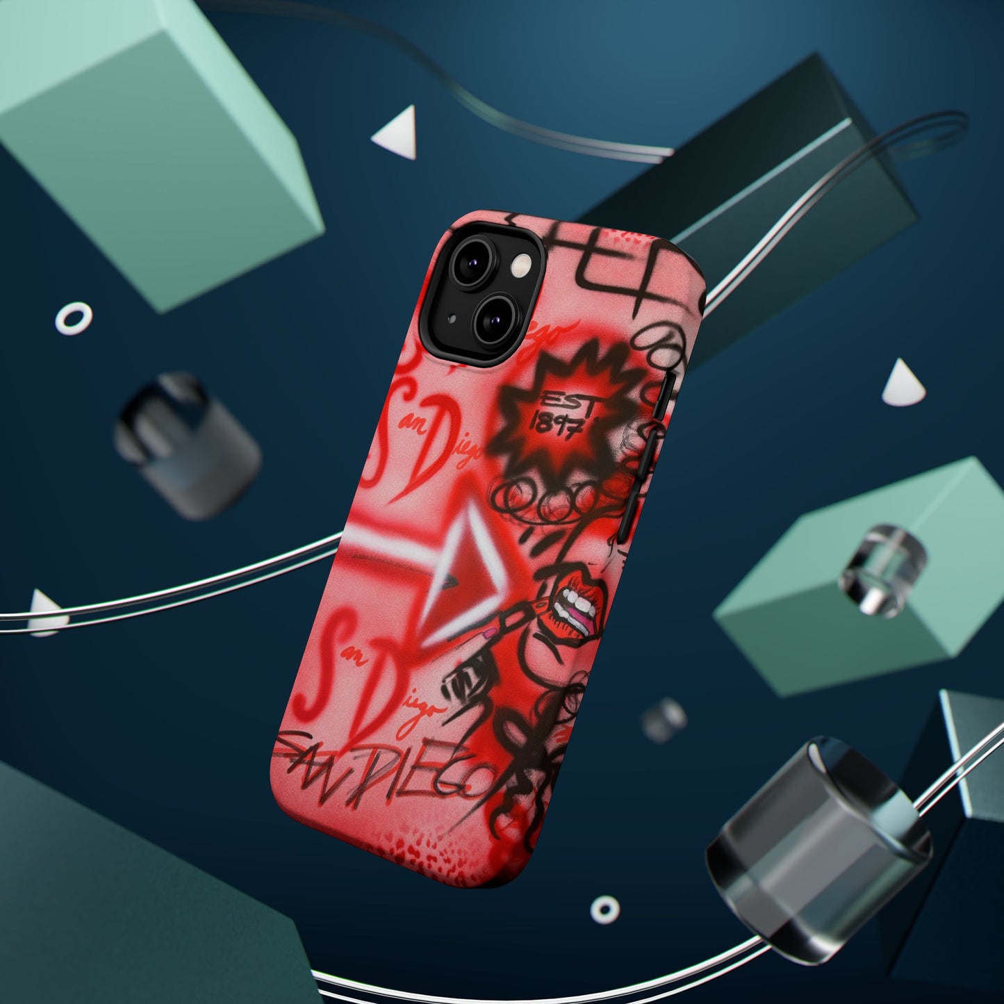 MagSafe "San Diego" Airbrush iPhone-Hülle