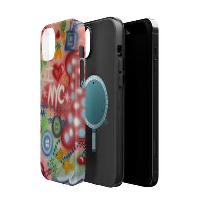 MagSafe "i <3 NYC" airbrush iPhone case