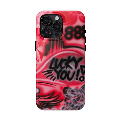 "LUCKY YOU! PT. 2" airbrush iPhone case