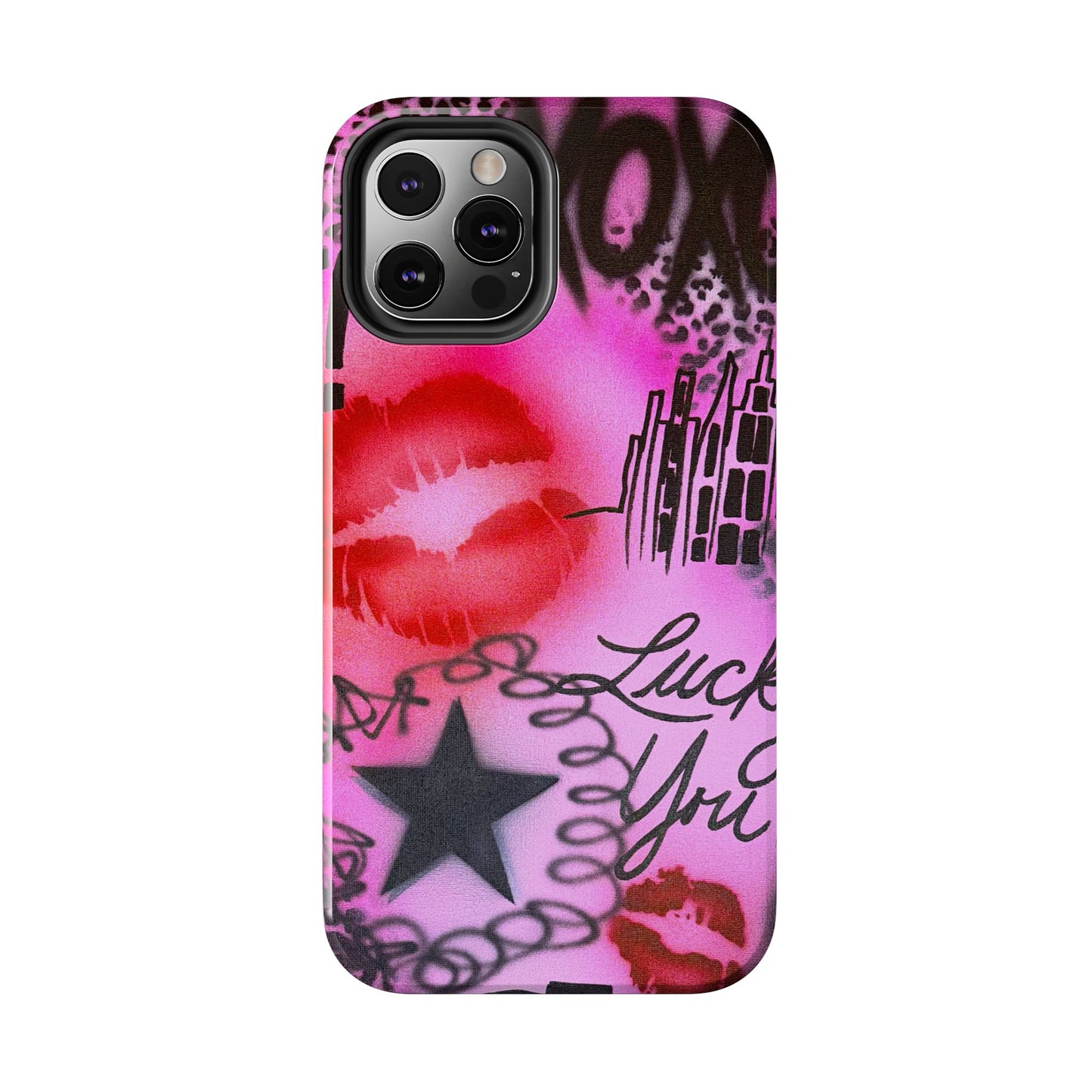 "ulterior motive" airbrush iPhone case