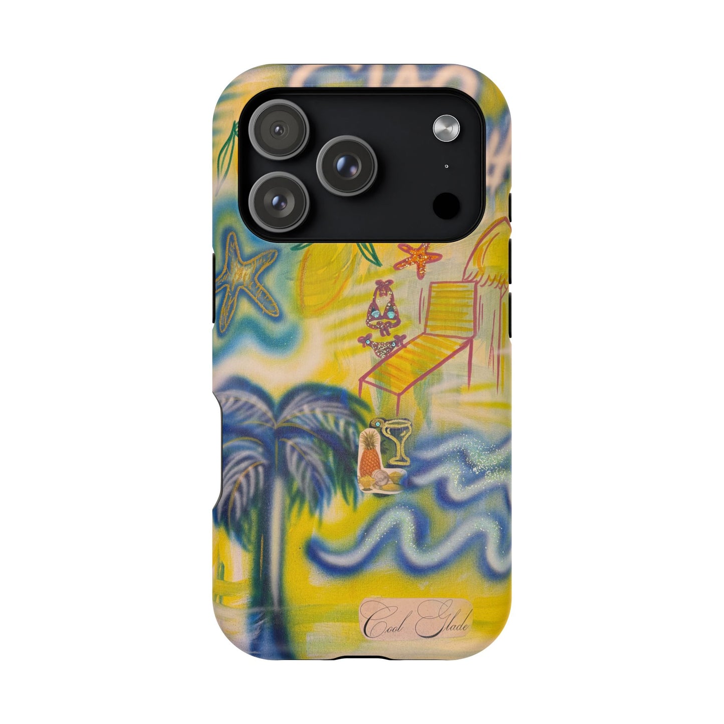 MagSafe "ciao bella" airbrush iPhone case