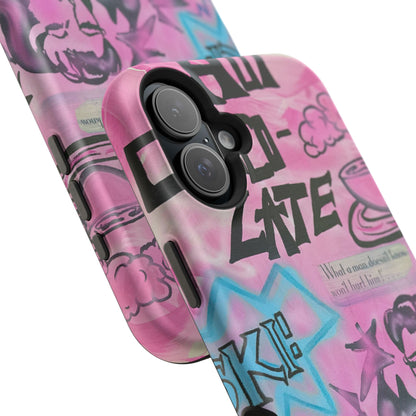 MagSafe "avant le ski" airbrush iPhone case