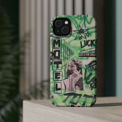 MagSafe "lust over luck" airbrush iPhone case
