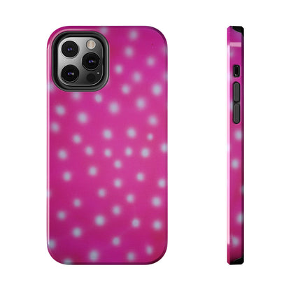 "bubblegum polka dot" airbrush iPhone case