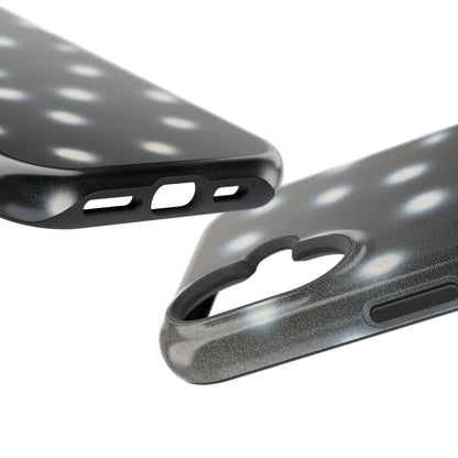 MagSafe "coconut noir polka dot" airbrush iPhone case