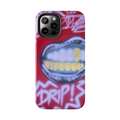 "tooth drip" airbrush iPhone case