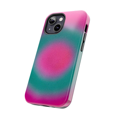 "watermelon swirl" aura airbrush iPhone case