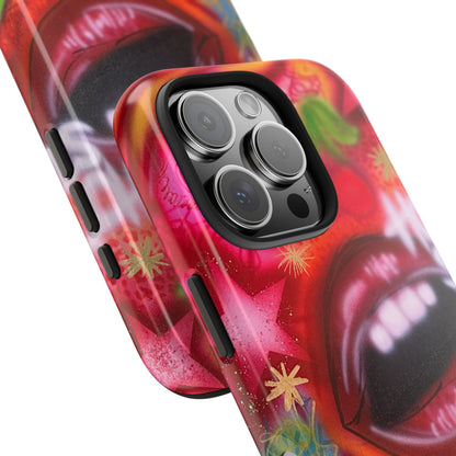 "hot stuff" airbrush iPhone case