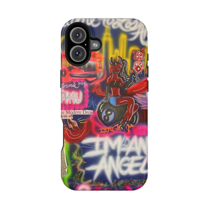 MagSafe "im an angel" airbrush iPhone case