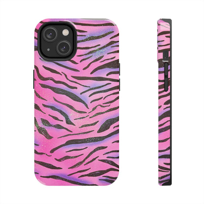 "glitter zebra" airbrush iPhone case