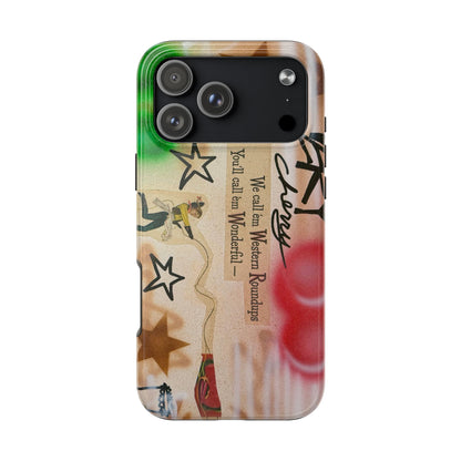 "very cherry" airbrush iPhone case