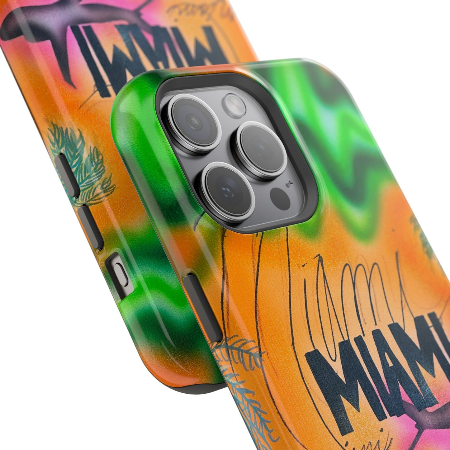 MagSafe "miami, fl" Airbrush iPhone Hülle