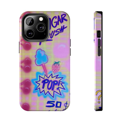 "sugar rush" airbrush iPhone case