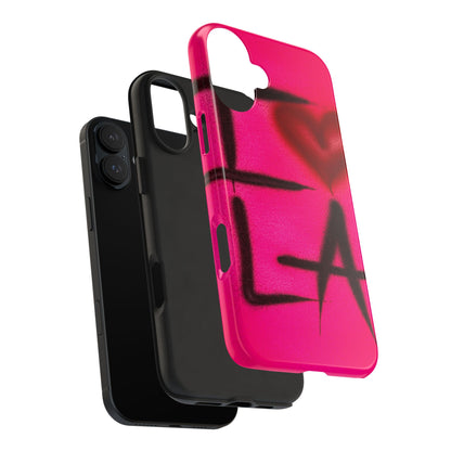 "I <3 LA" airbrush iPhone case