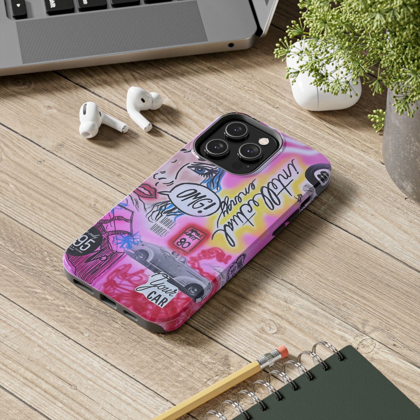 "intellectual energy" airbrush iPhone case