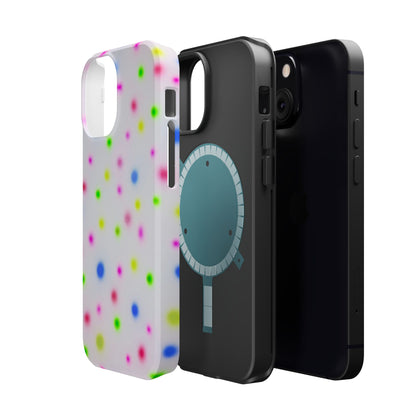 MagSafe "birthday cake polka dot" airbrush iPhone case