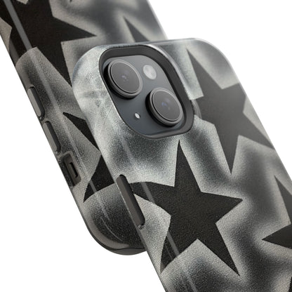 MagSafe "chrome stars" airbrush iPhone case