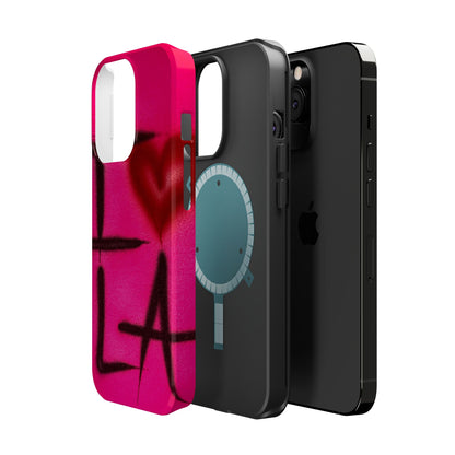 MagSafe „I ❤️ LA“ Airbrush iPhone-Hülle