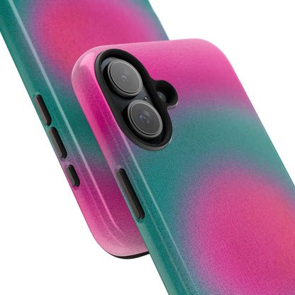 "watermelon swirl" aura airbrush iPhone case