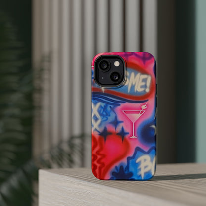 MagSafe "kiss me pt. 2" Airbrush iPhone Hülle