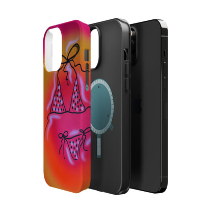 MagSafe "glitter bikini" airbrush iPhone case