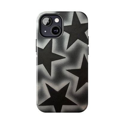 "chrome stars" airbrush iPhone case
