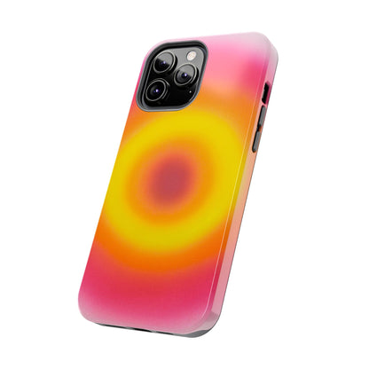 "pink lemonade aura" airbrush iPhone case