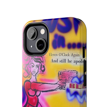 "spiraling thoughts" airbrush iPhone case