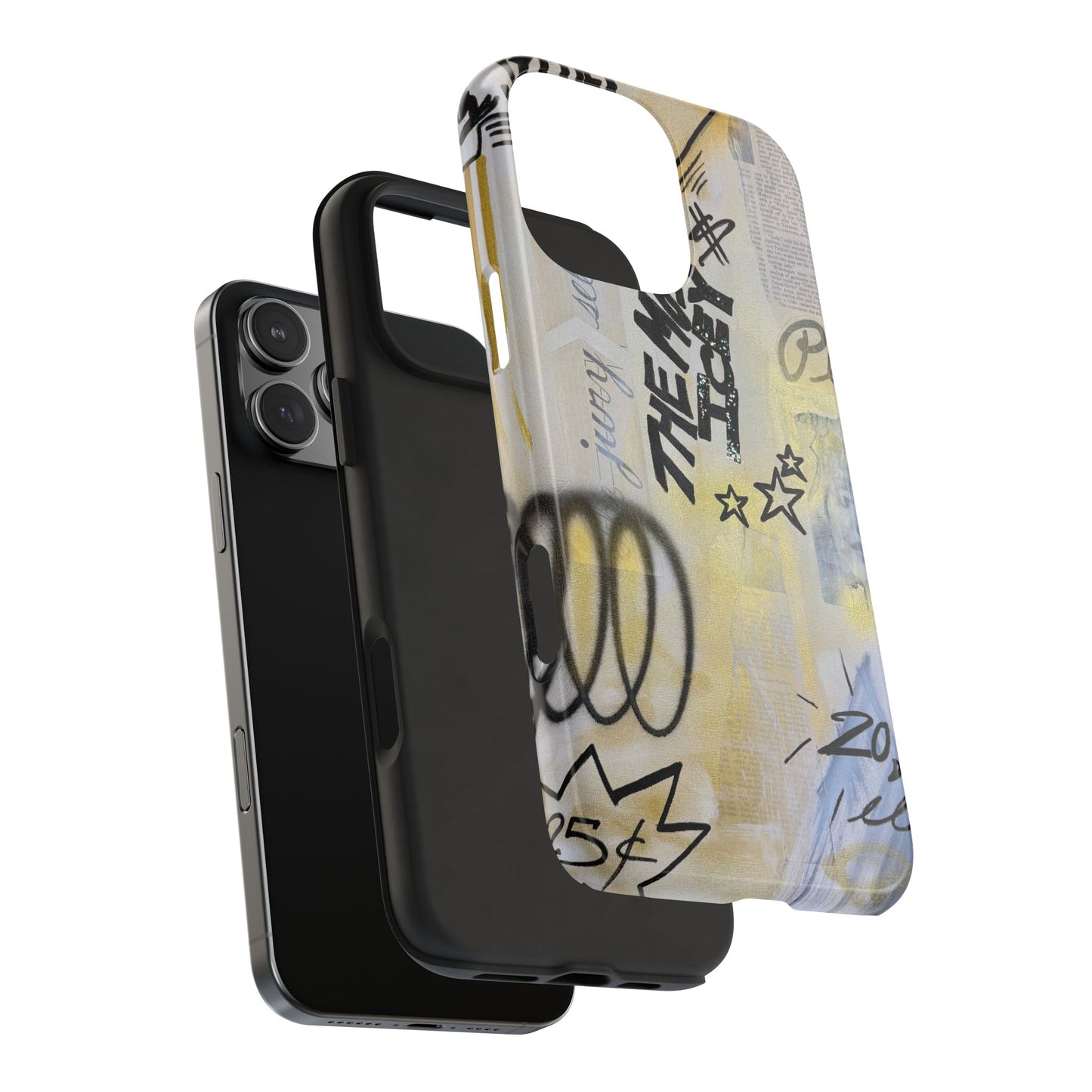 "golden glacier" airbrush iPhone case