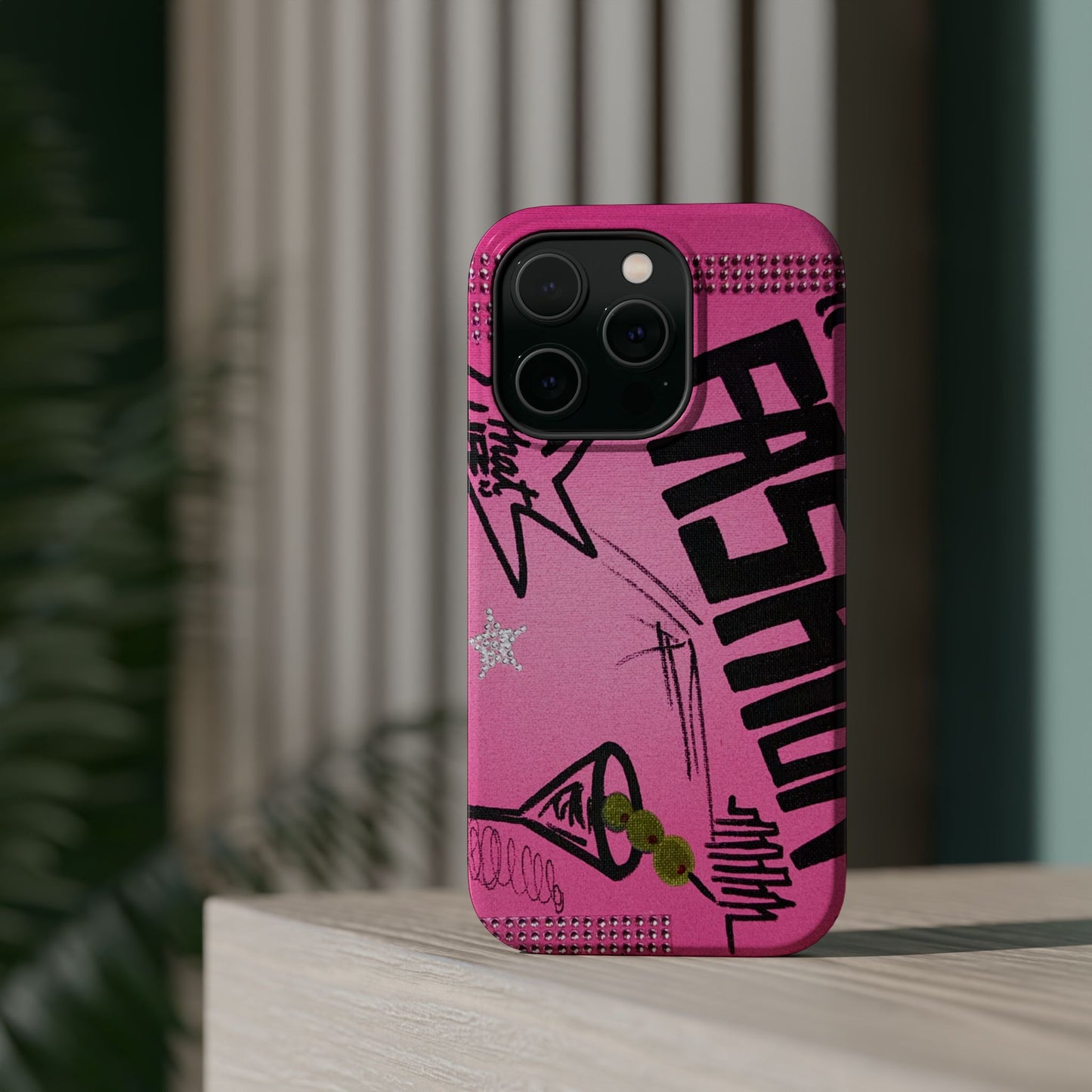 MagSafe "high fashion pt. 2" airbrush iPhone case