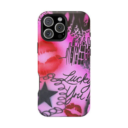 MagSafe "ulterior motive" airbrush iPhone case