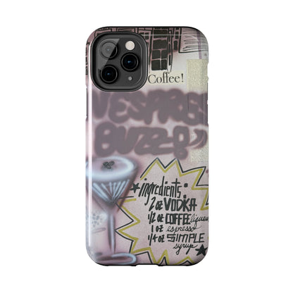 "espresso martini" airbrush iPhone case