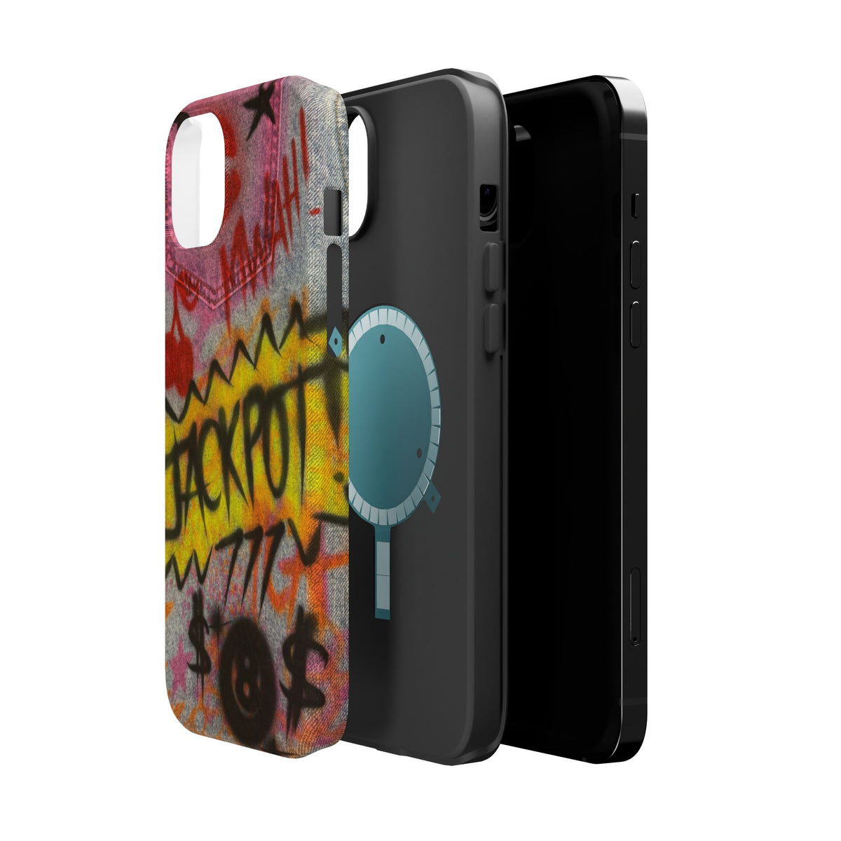 MagSafe "JACKPOT!" airbrush iPhone case