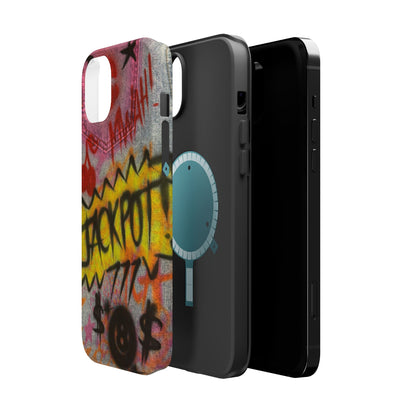 MagSafe "JACKPOT!" airbrush iPhone case