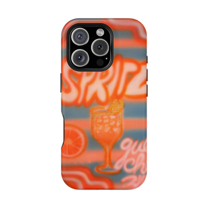 MagSafe "aperol spritz pt. 2" airbrush iPhone case