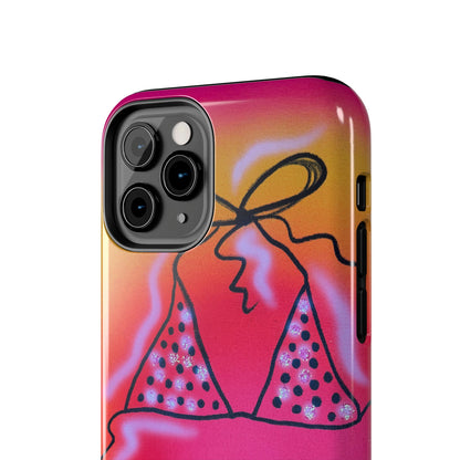 "glitter bikini" airbrush iPhone case
