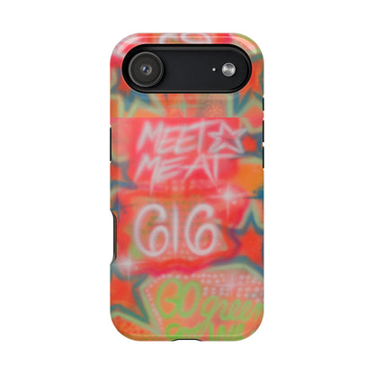 MagSafe custom @msualphaphi airbrush iPhone case