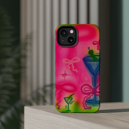 MagSafe „Bow Martini“ Airbrush-iPhone-Hülle