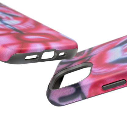 MagSafe "be happy, go lucky" Airbrush-iPhone-Hülle