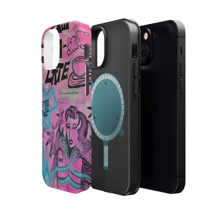 MagSafe "avant le ski" airbrush iPhone case