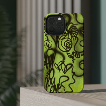 MagSafe „Graphic Discretion“ Airbrush iPhone Hülle