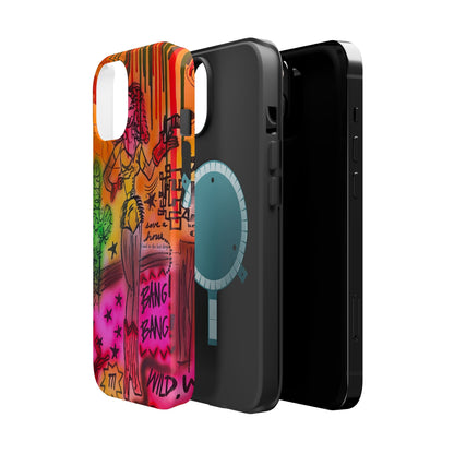 MagSafe "wild, wild west" airbrush iPhone case