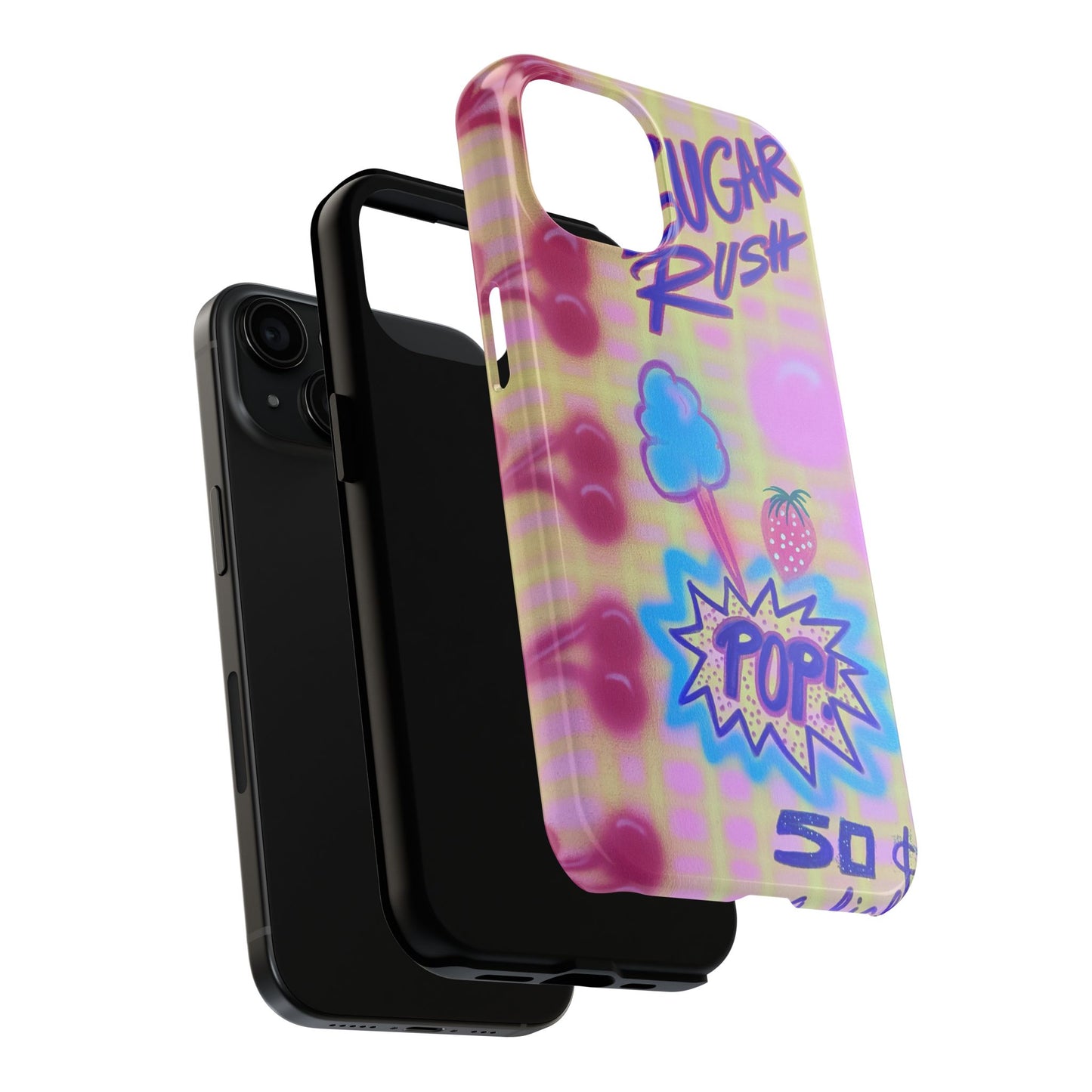 "sugar rush" airbrush iPhone case