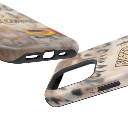 MagSafe "need $$ for coffee" airbrush iPhone case