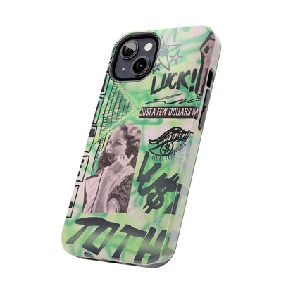 "lust over luck" airbrush iPhone case